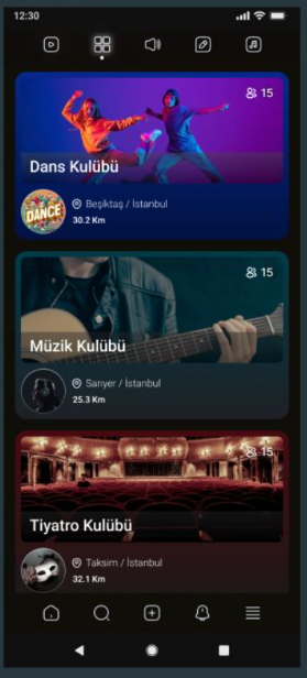 Civil Clubs Ekran 2